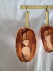 Vintage Copper Measuring Scoops W hanger Made In Portugal