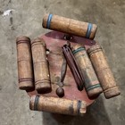 Wooden Croquet Set With Mallets  Balls  Stakes   Stand