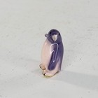 Hagen Renaker Penguin Baby Purple Pink Miniature Figurine Bird  232  flaw