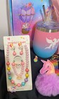 9 Piece Cute Magical Unicorn Travel Gift Box Set Purse  Jewelry  Key Chain  More