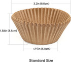Non-stick 200pcs Standard Cupcake Liners For Baking  Natural  Food-grade Cupcake