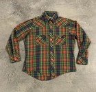 Men   s Vintage Masterbuilt Pearl Snap Buttons Western Shirt Adult X-large