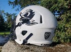 Oregon Ducks Helmet Battle Duck Galaxie Glitter Riddell Speed Adult Large W Pads