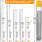 55pcs Large-eye Blunt Needles Set - 11 Sizes Hand Sewing  Yarn  Embroidery  Quil
