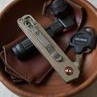  basik  Folding Pocket Knife With Replaceable Surgical Blade 5 43in Total Legth