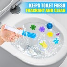 4 Pack Toilet Gel Stamp  48 Stamps  Flowers 12 Count  pack Of 4   4 Pcs