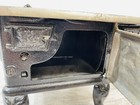 Antique Vtg Cast Iron Salesman Sample Bird Cook Design No Label Stove  9  X 6 