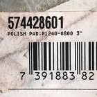 Husqvarna P1240-0800 800 Pack Of 9 Grit 3  Resin Polishing Pads Fnob