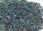 1440pcs Hotfix Iron-on Flatbac Rhinestones Jet Beads Ss16 Black Crystal Ab 4mm