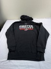Portland Pirates Ahl Hockey Reebok Black Hoodie Sweatshirt Sz Med New Adult