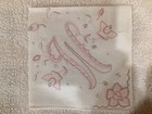 Madeira  Hanky Appliqu    Embroidery   Monogrammed    w    Sz  12   14 1 2    Vintage