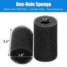6-pack Pre-filter Sponge For Aquarium Shrimp Fry Fish Tank Filter 0 8    Intake   
