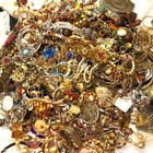 3 Pounds 3 Lbs Old Unsearched Jewelry Lot Vtg   Now Junk   Wear   Resell Tangled