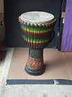 Authentic Carved West African Djembe Drum 24 