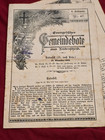 Ww1 Wwi Imperial German Empire Soldiers Religious Newspaper Newsletter Lot