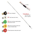 Gutter Cleaning Tool Pressure Washer - Extension Wands  Roof Cleaner Lance Nozzl