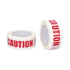 White Caution Pre Printed Packing Tape 1 88 Inch X 110 Yards 2 Mil 6 Rolls