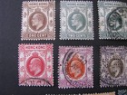 Hong Kong Stamps 16 Assorted From 1904-1911 Lot   free International Shipping 