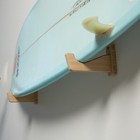 Bamboo Surfboard Wall Mount Rack - Universal Storage Holder For Surf   Snowboard