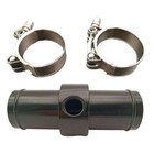 Aluminum Car Inline Radiator Hose Temperature Sensor Adapter Clamps 3 8 Npt