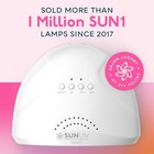 Uv Led Nail Lamp  Gel Light For Nail Polish Uv Dryer With 3 Timers Sunone White