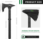 Tactical Survival Tomahawk Outdoor Axe For Hiking Camping Axe With Spike Hatchet