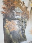 Antique Japanese Painting - Mountain Forest  Flowing Spring -signed