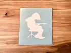 Michael Houser Transfer Sticker  white  4    Widespread Panic Wsp Free Shipping  