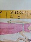 Mccall s 9463 Dress High Waist Sewing Pattern Ladies 14 Scalloped V Neck Vtg