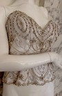 Alfred Angelo Bridal Gown 2pc Beaded Corset Skirt Ivory Sz 10 12 Nwt Vintage