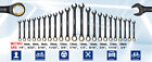 Workpro 22-piece Ratcheting Wrench Set Anti-slip Teeth Sae 1 4-3 4 Metric 6-18mm