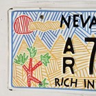 Nevada Specialty License Plate     free         Ar 7152   Rich In Art Colorful Graphic