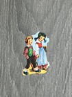Vintage Die Cut Scrap Folk Art Children Boy Girl German Style Ephemera 2 5 