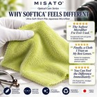 Misato Softica   Japanese Microfiber Eyeglass Lens Cleaning Cloth Glasses Screen