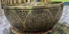 Large Buddha Feet Tibetan Singing Bowl Handmade 7-metal Sound Healing Meditation