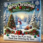 Custom Baby s First Christmas Ornament Personalized 2d Flat Acrylic Ornanment