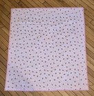 Handnade Baby Girl Crib Quilt Alphabet A Z Soft Pink Purple 43 X 37  Blanket Euc