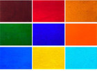 9 Pack Transparent Stained Glass Sheets  4 X 6 Inch Cathedral Glass Colored Glas