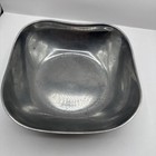 Vintage Wilton Armetale 9  Square Pewter Serving Bowl Usa Mount Joy  Pa Rwp