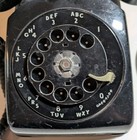 Vintage Black Western Electric Bell Systems Rotary Dial Telephone   Untested