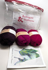 Rohrspatz   Wollemeise  Gradient Lace Shawl Kit With 3 Balls   Pattern Booklet