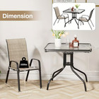 5-piece Patio Set Outdoor Furniture Table And Chairs Set  For Garden Backyard