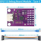 Mtdele Cp2112 Debug Board Tyce-c Usb To Smbus I2c Communication Module With   
