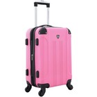 Travelers Club Chicago Hardside Expandable Spinner Luggages  Hot Pink  20 