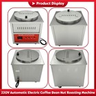 220v 1ph Automatic Electric Cast Iron Pot Coffee Bean Nut Roaster 7 5kg Capacity