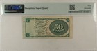50 Cents 4th Issue Fractional Currency Fr 1376 Allison Spinner - Pmg Xf-40 Epq 