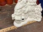 Caroling Snowmen Family Christmas Winter Scene Ceramic Bisque Ready To Paint