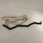 Lot Of 5 Vintage Handset Phone Coil Cord Receiver Wire Telephone Curly