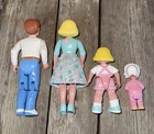 Vintage Fisher Price Loving Family Doll Lot Mom Dad Girl Baby 1990   s    93    94