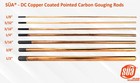 S  a   - Dc Copper Coated Pointed Carbon Gouging Rods - All Sizes And Package Qtty